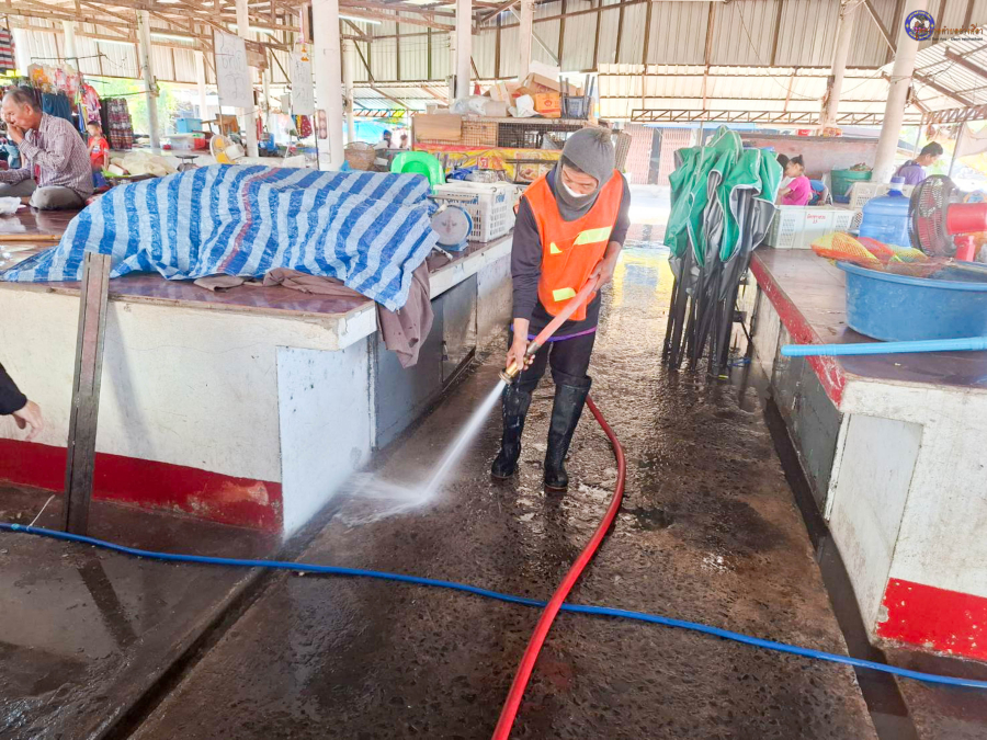 กิจกรรมการรณรงค์ &ldquo; รวมใจคนตลาด สร้างสุขให้ทุกคน ตามหลักสุขาภิบาล&rdquo;✨️