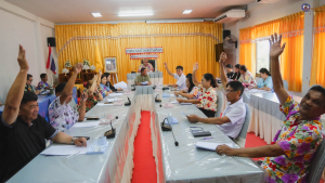 ✨️การประชุมผู้บริหาร สมาชิกสภาฯ  ข้าราชการ และต้อนรับข้าราชการโอนย้ายมาใหม่ ‼️