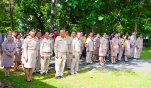 กิจกรรมเข้าแถวเคารพธงชาติ ประจำเดือน สิงหาคม 2568