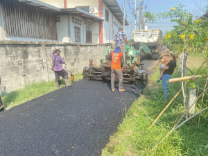 ⚠️โครงการเสริมผิวแอสฟัลติกคอนกรีต ซอยละมัย หมู่ที่ 9 บ้านศิลารักษ์ ตำบลอ่างศิลา