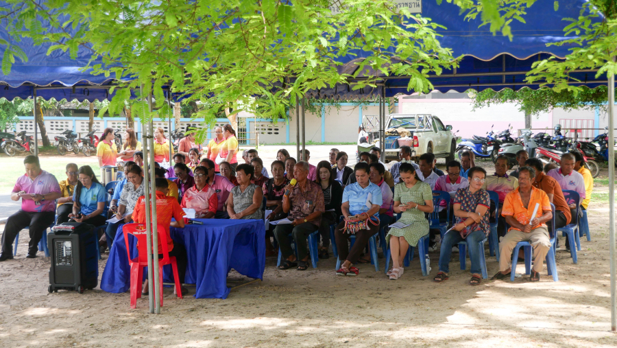 การประชุมจัดเตรียมงานโครงการสืบสานวัฒนธรรมภูมิปัญญาท้องถิ่น(บุญซำฮะ)