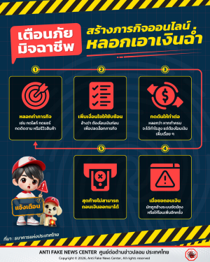 เตือนภัยมิจฉาชีพ สร้างภารกิจออนไลน์ หลอกเอาเงินฉ่ำ❗️