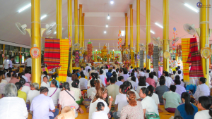 สืบสานประเพณีฮีตสิบสองคองอีสาน บุญเดือนเก้า “ข้าวประดับดิน” ตรงกับวันแรม 14 ค่ำ เดือน 9 ของทุกปี