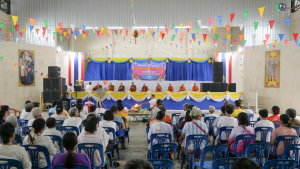 สืบสานวัฒนธรรมงานบุญซำฮะ พิธีสวดเจริญพระพุทธมนต์ วันที่สอง